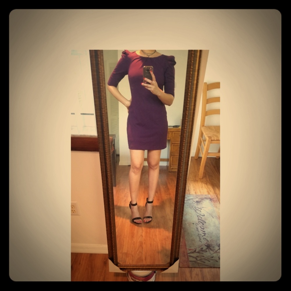 Jessica Simpson purple mini dress